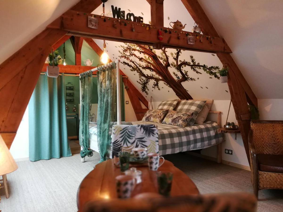 L'Arbre A The Panzió Honfleur Kültér fotó